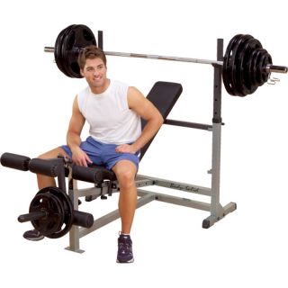 Body Solid Olympic Weight Bench with Leg Attachment (GDIB46L)