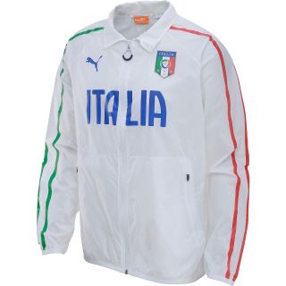 PUMA Mens Italy 2014 Walkout Replica Soccer Jacket   Size Large, White