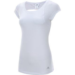 adidas Womens SPO Short Sleeve T Shirt   Size Largereg, White