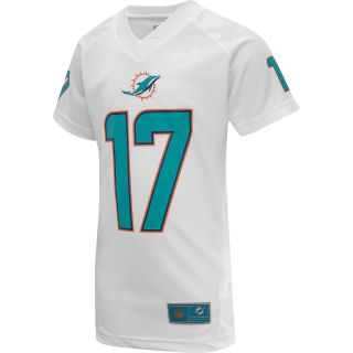 NFL Team Apparel Girls Miami Dolphins Ryan Tannehill Name And Number White V 