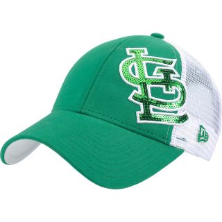 NEW ERA Womens St. Louis Cardinals St. Patricks Day Sequin Shimmer 9FORTY