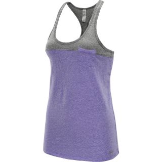 UNDER ARMOUR Womens Charged Cotton Legacy Tank   Size Xl, Pride/charcoal