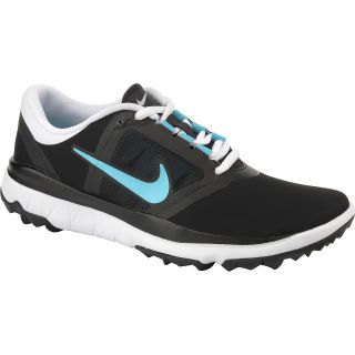 NIKE Womens F1 Impact Golf Shoes   Size 6.5, Black/blue/white