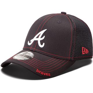 NEW ERA Mens Atlanta Braves Neo 39THIRTY Structured Fit Cap   Size S/m, Navy