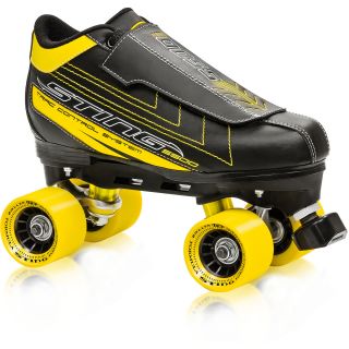 Roller Derby Sting 5500 Mens Quad Skate   Size 12, Black/yellow (U770 12)