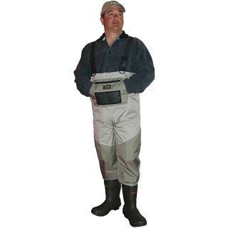 Caddis Deluxe Bootfoot Breathable Chest Wader   Size 9, Taupe (CA17905WBF 9)