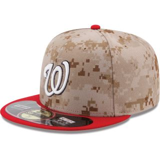 NEW ERA Mens Washington Nationals Memorial Day 2014 Camo 59FIFTY Fitted Cap  