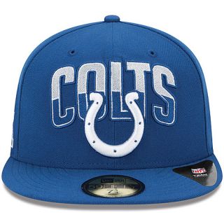 NEW ERA Youth Indianapolis Colts Draft 59FIFTY Fitted Cap   Size 6.625, Blue