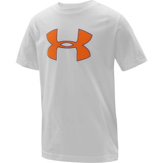 UNDER ARMOUR Boys Denver Broncos Big Logo Charged Cotton Short Sleeve T Shirt  