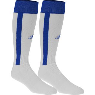 adidas Rivalry Baseball Stirrup Socks   2 Pack   Size Medium, White/cobalt
