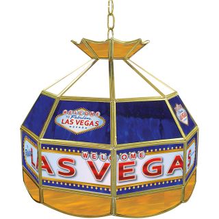 Trademark Global Las Vegas Stained Glass Tiffany Lamp   16 inch diameter
