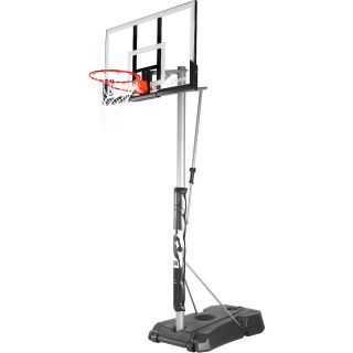 Spalding 52 Acrylic Portable Vertical Pole Base Basketball System (75761)
