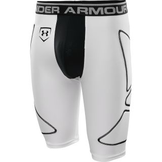 UNDER ARMOUR Mens Break Through Baseball Slider Shorts with Cup   Size Xl,