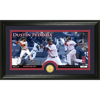 The Highland Mint Dustin Pedroia Bronze Coin Panoramic Photo Mint (PHOTO6533K)
