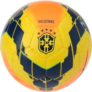 NIKE 2014 Brasil Strike Soccer Ball   Size 4, Yellow/orange