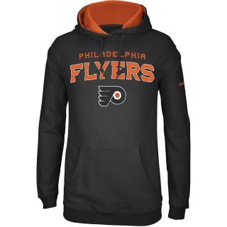 REEBOK Mens Philadelphia Flyers Playbook Fleece Hoody   Size Large, Black