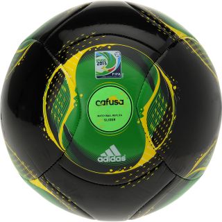 adidas Confederations Cup 2013 Glider Soccer Ball   Size 5, Black