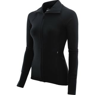 NIKE Womens Legend 2.0 Polyester Jacket   Size Medium, Black/grey