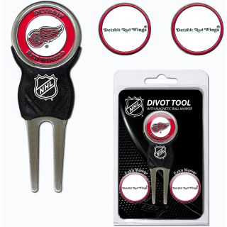 Team Golf Detroit Red Wings 3 Marker Signature Divot Tool Pack (637556139450)