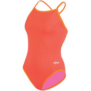 Dolfin Chloroban Solid Reversible Swimsuit Womens   Size 22, Flash/pink (9506C 