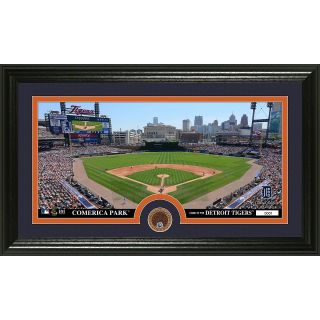 The Highland Mint Detroit Tigers Infield Dirt Coin Panoramic Photo Mint