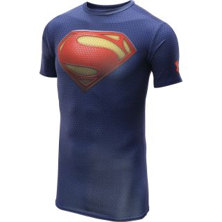 UNDER ARMOUR Mens Alter Ego Superman Suit Short Sleeve Compression T Shirt  