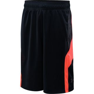 UNDER ARMOUR Mens Ubettablieveit Basketball Shorts   Size Medium, Red/black