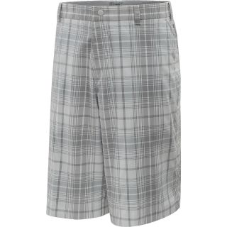 NIKE Mens Tartan Golf Shorts   Size 32, White/night