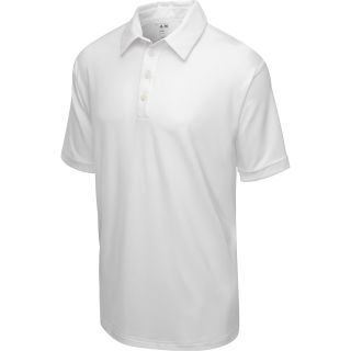 adidas Mens ClimaLite Microstripe Short Sleeve Golf Polo   Size 2xl, White