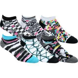 SOF SOLE Womens All Sport Lite No Show Socks   6 Pack   Size Medium, Pixels