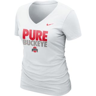 NIKE Womens Ohio State Buckeyes 2013 College Rivalry V Neck Short Sleeve T 