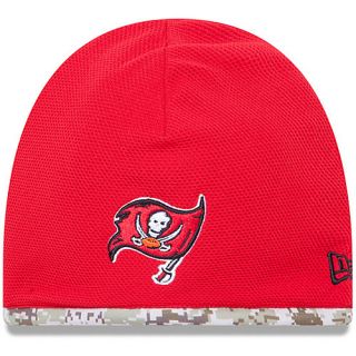 NEW ERA Mens Tampa Bay Buccaneers Salute To Service Camo Lining Tech Knit Hat,