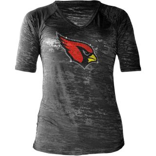 Touch By Alyssa Milano Womens Arizona Cardinals Rhinestone Logo T Shirt   Size