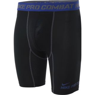 NIKE Mens Pro Hyper Cool Training Shorts   Size 2xl, Black/varsity Royal