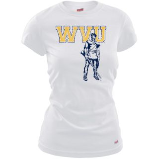 MJ Soffe Womens West Virginia Mountaineers T Shirt   White   Size XL/Extra