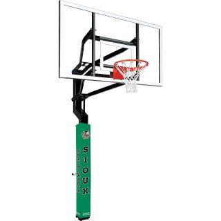 Goalsetter North Dakota Sioux Basketball Pole Pad, Green (PC824NDU)