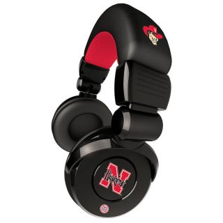 iHip Nebraska Cornhuskers Pro DJ Headphones with Microphone (HPCNEBDJPRO)