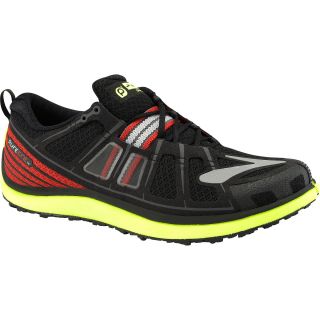BROOKS Mens PureGrit 2 Trail Running Shoes   Size 8.5d, Black/lava