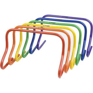 Champion Sports 12 Speed Hurdles  Set of 6, Assorted Colors (PH126SET)
