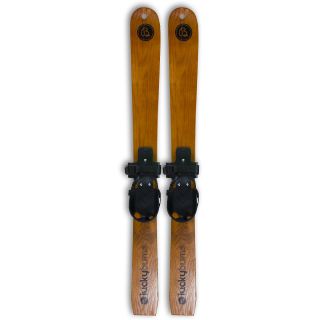 Lucky Bums Heirloom Collection Kids 90 cm Wooden Skis (134.9)