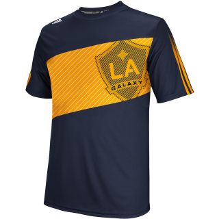adidas Mens Los Angeles Galaxy Finished Short Sleeve T Shirt   Size Medium,