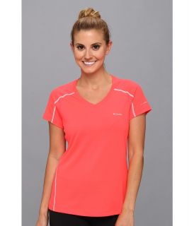 Columbia Zero Rules S/S Shirt Womens T Shirt (Pink)