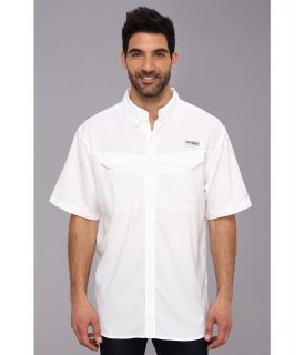 Columbia Low Drag Offshore S/S Shirt Mens Short Sleeve Button Up (White)