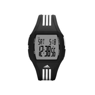 Adidas Paruko Mens Black & White Digital Chronograph Sport Watch