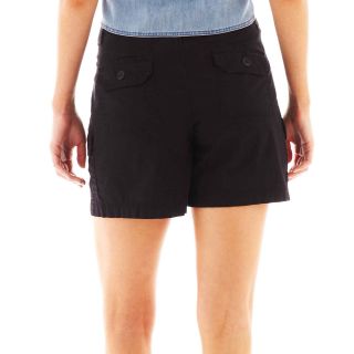 St. Johns Bay Utility Cargo Shorts, Black
