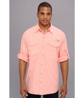 Columbia Bonehead L/S Shirt Mens Long Sleeve Button Up (Pink)