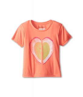 Columbia Kids Take Me There S/S Tee Girls Short Sleeve Pullover (Orange)
