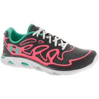 Under Armour Spine EVO Under Armour Womens Running Shoes Charcoal/High Vis Yel