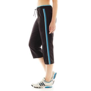 Made For Life Relaxed Fit Pintuck Capris, Blue/Black, Womens