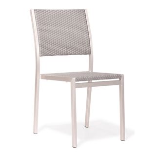 Metropolitan Brushed Aluminum Dining Chair